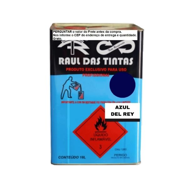AZUL DEL REY TINTA ESMALTE RECUPERADA 18 L.