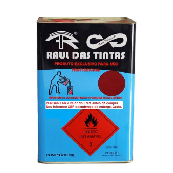 VERMELHO TINTA ESMALTE RECUPERADA RAUL 18 L.