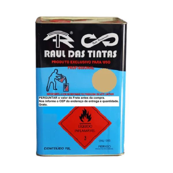 AREIA TINTA ESMALTE RECUPERADA RAUL 18 L.
