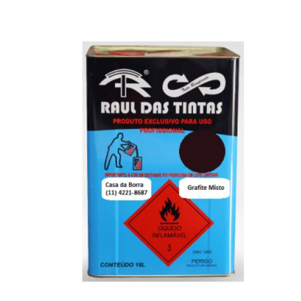 GRAFITE MISTO TINTA ESMALTE RECUPERADA RAUL 18 L.