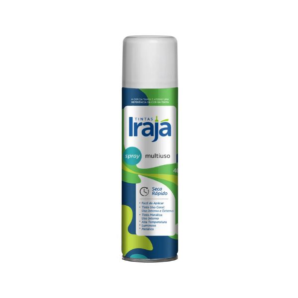TINTA SPRAY MULTIUSO IRAJA 400ml. ( VÁRIAS CORES )