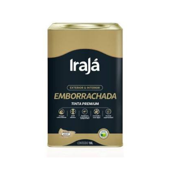 PREMIUM ACRILICO EMBORRACHADA 18 LT BRANCO IRAJA - LT